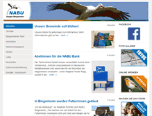 Tablet Screenshot of nabu-bingenheim.de